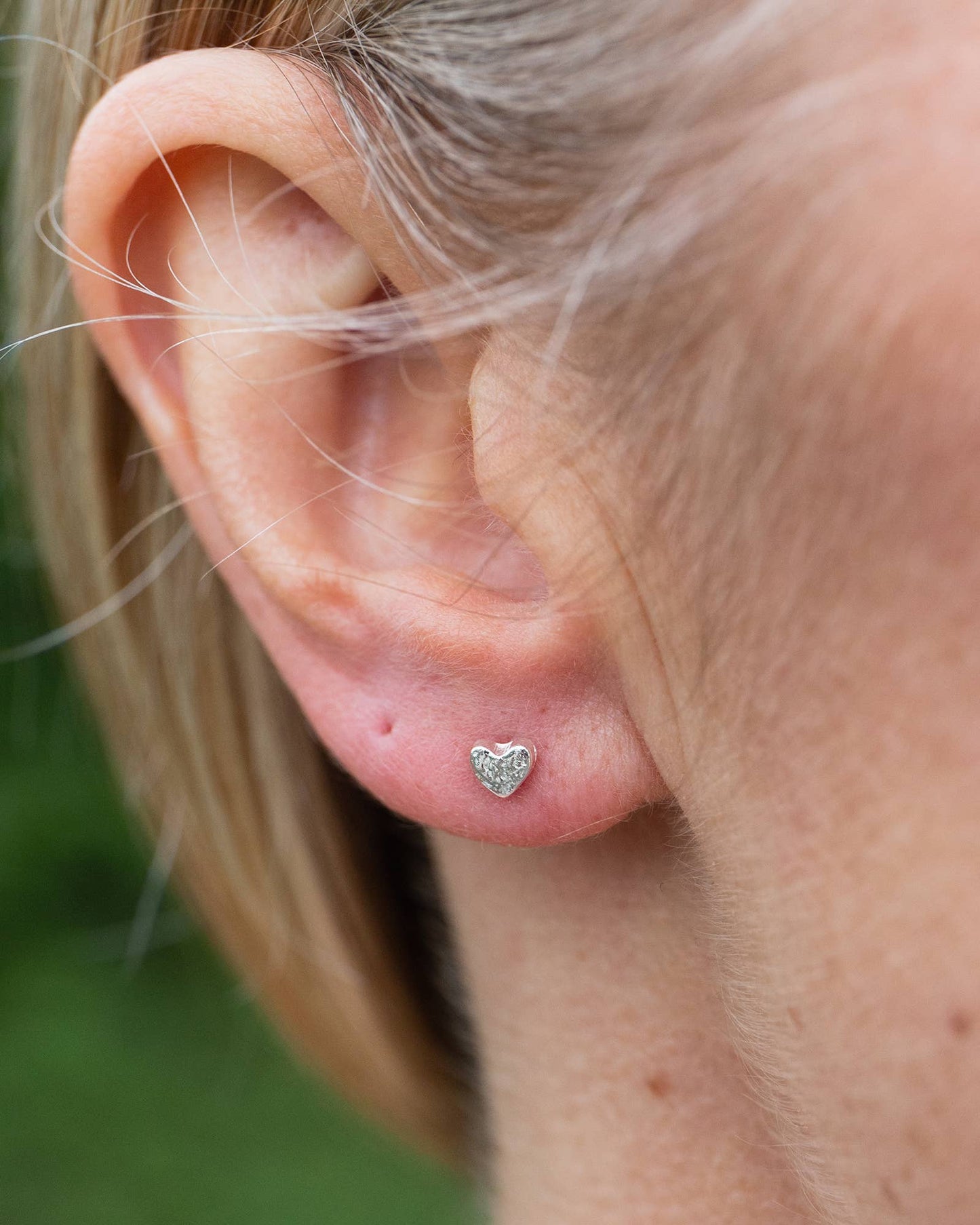 Sterling Silver Mini Studs - Heart