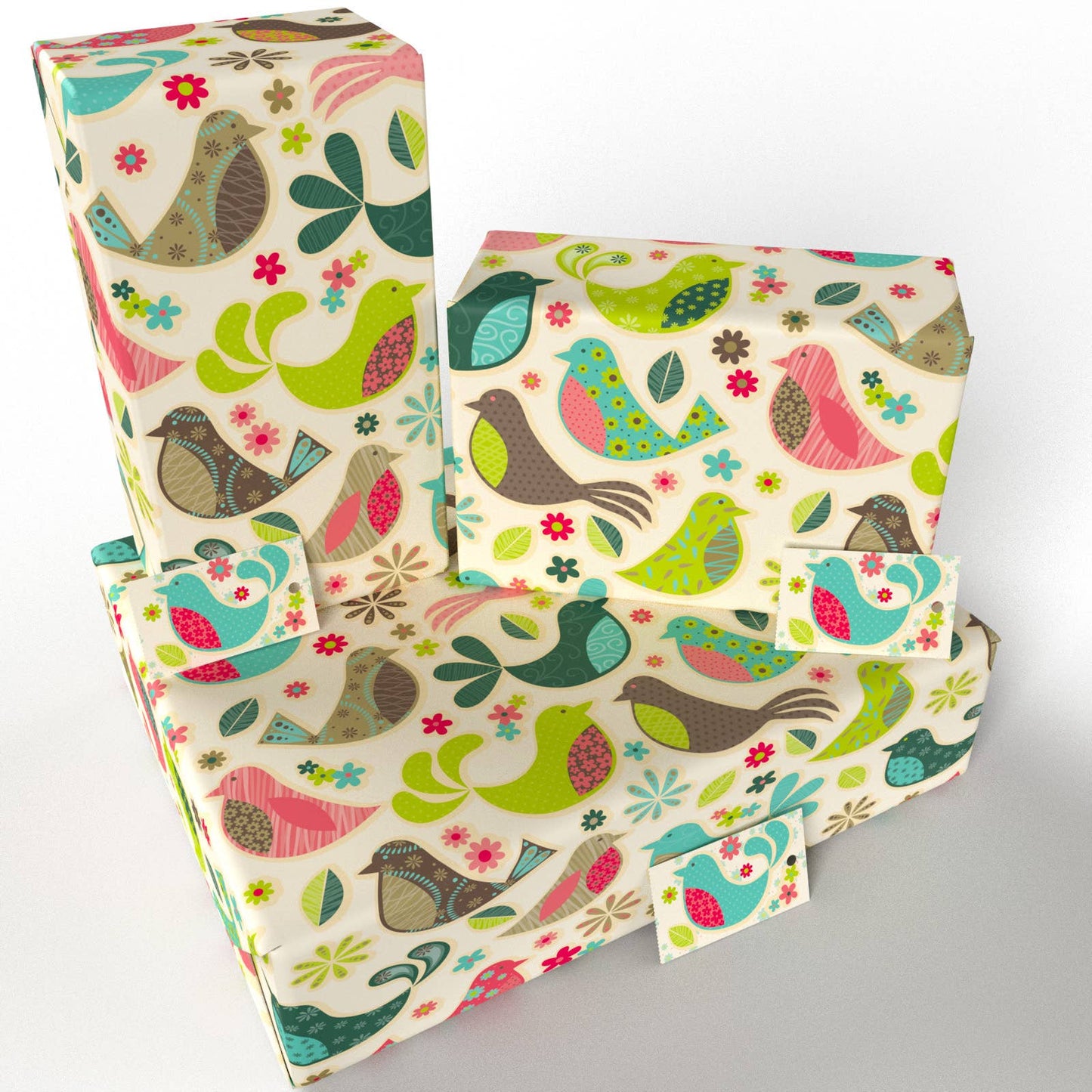 Dawn Chorus Wrapping Paper • 100% Recycled • Vegan Ink