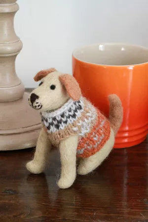 Fair Trade Felt or wool hanging animals