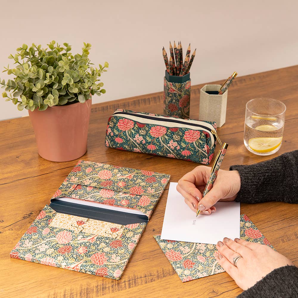 Notecard Wallet - William Morris - Cray A