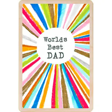 Father's Day Postcardsfrom the Wooden Postcard Co