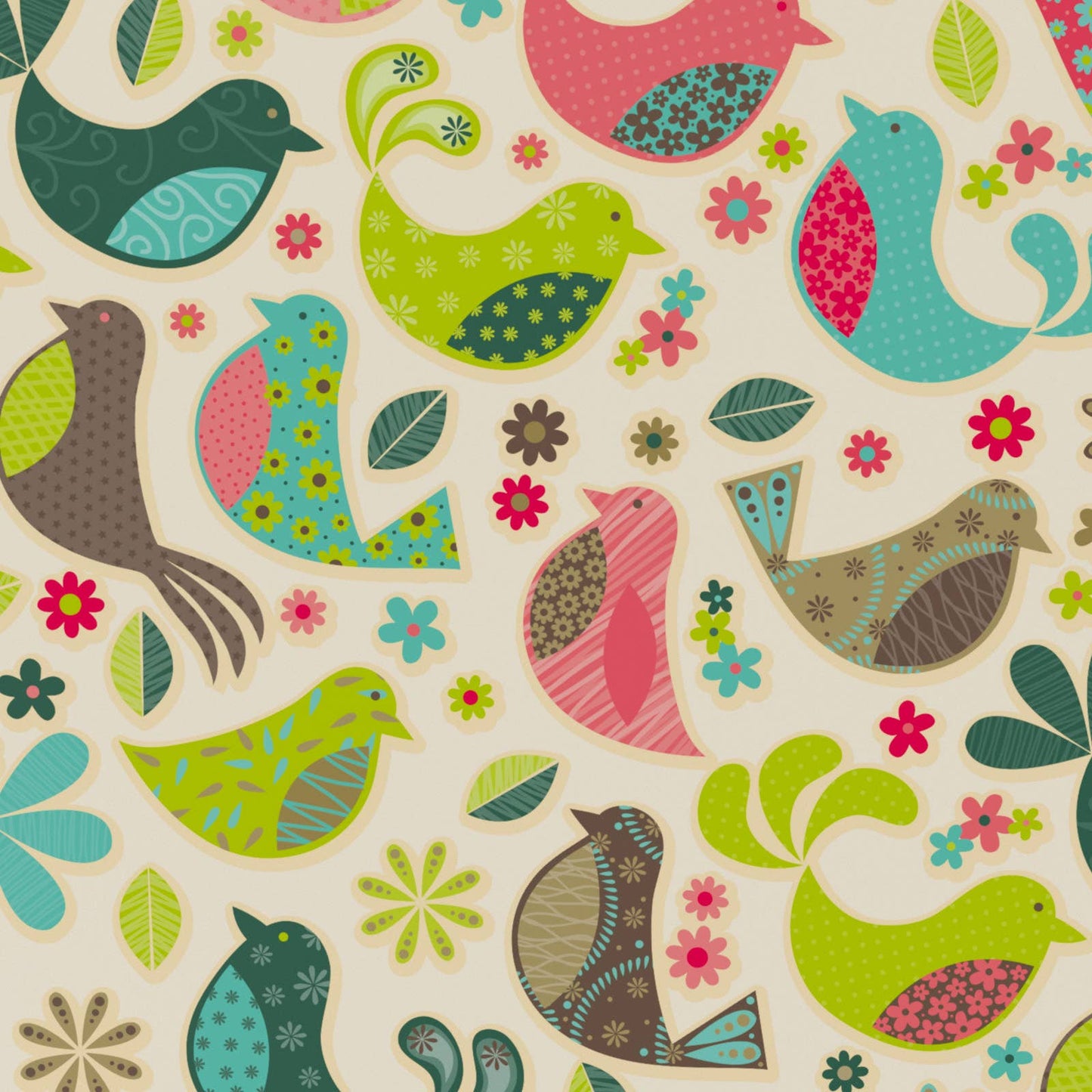 Dawn Chorus Wrapping Paper • 100% Recycled • Vegan Ink
