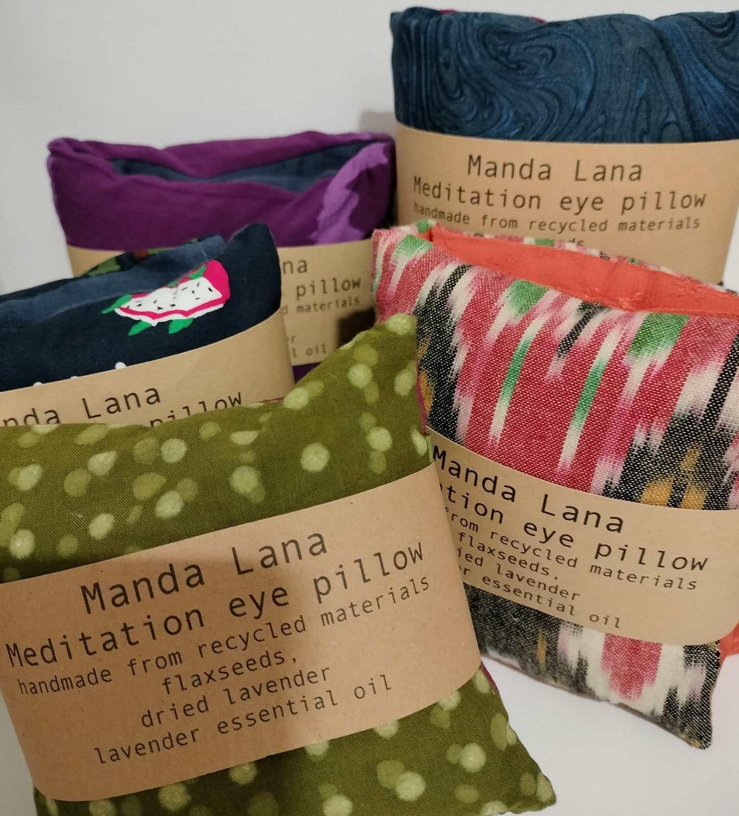 Eye Pillows & Cherry Stone Heat Bags from Manda Lana