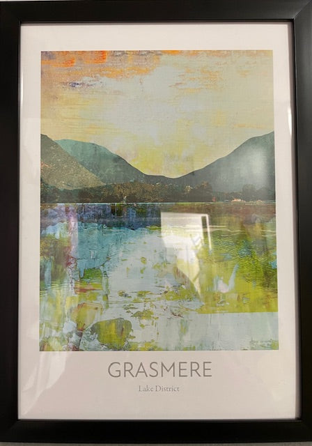 Northern Line framed A4