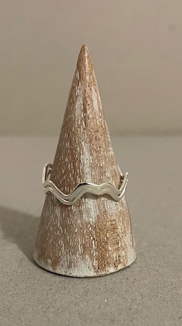 Denise thin Zig Zag Stacking Ring P