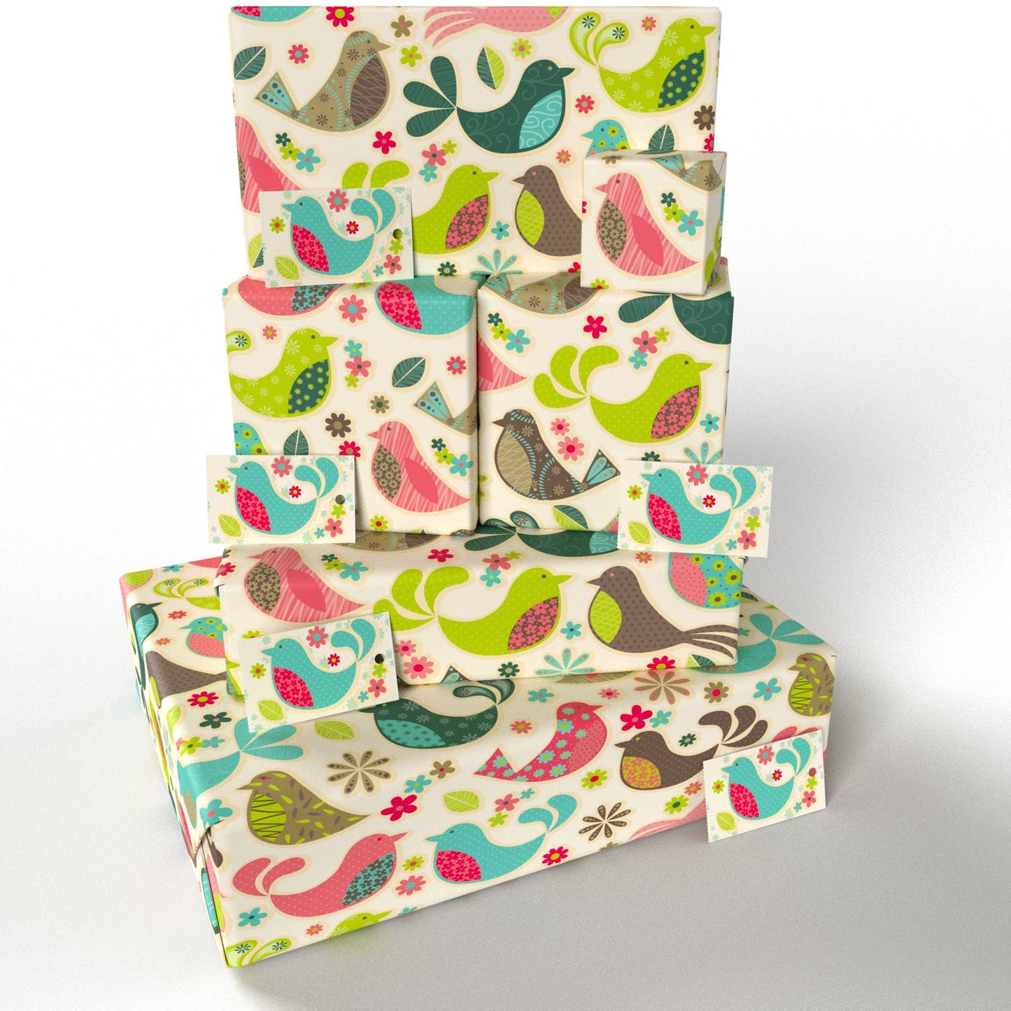 Dawn Chorus Wrapping Paper • 100% Recycled • Vegan Ink