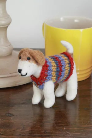 Fair Trade Felt or wool hanging animals
