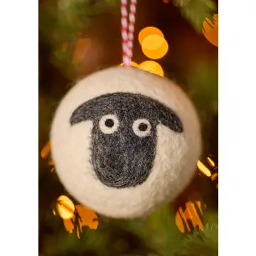 Fair Trade Felt or wool hanging animals