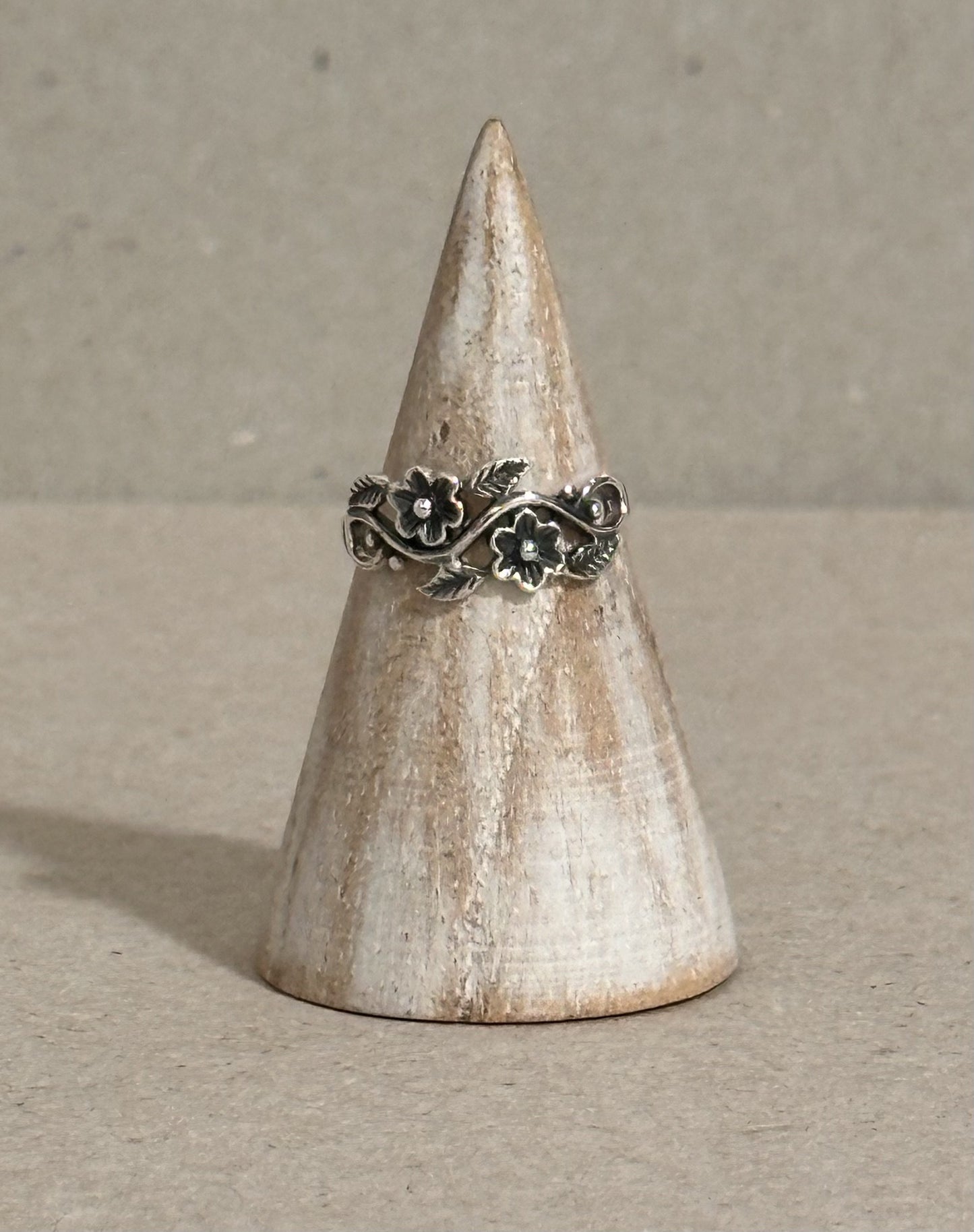 Blossom Floral Stacking Ring - size various