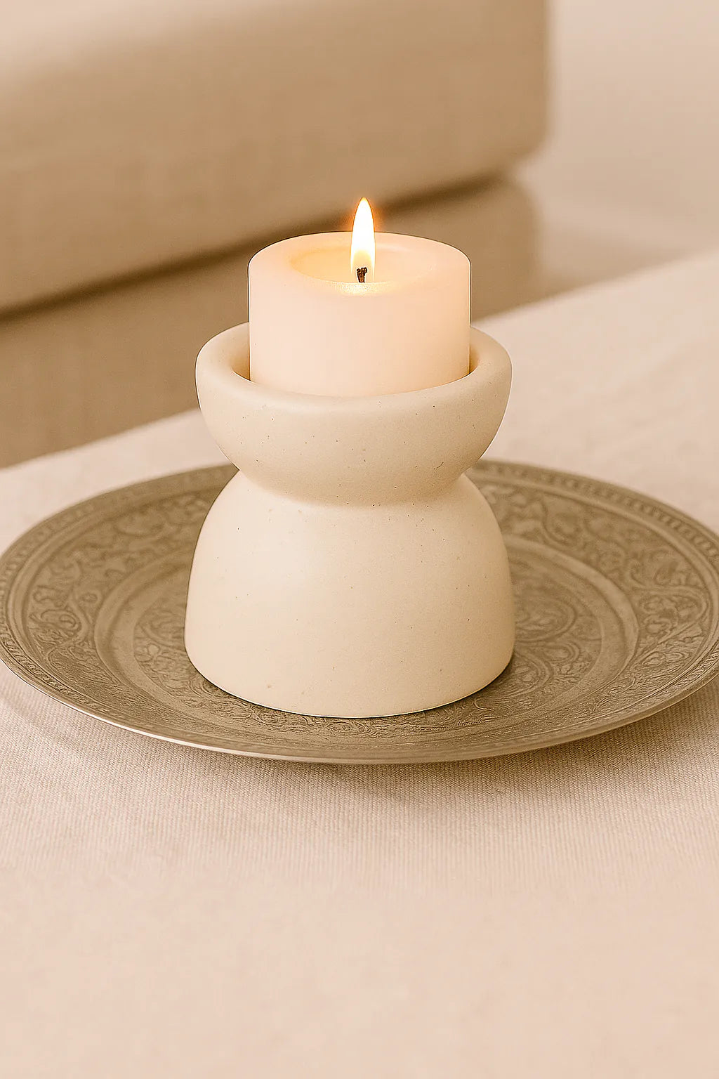 Ceramic Candle Holder