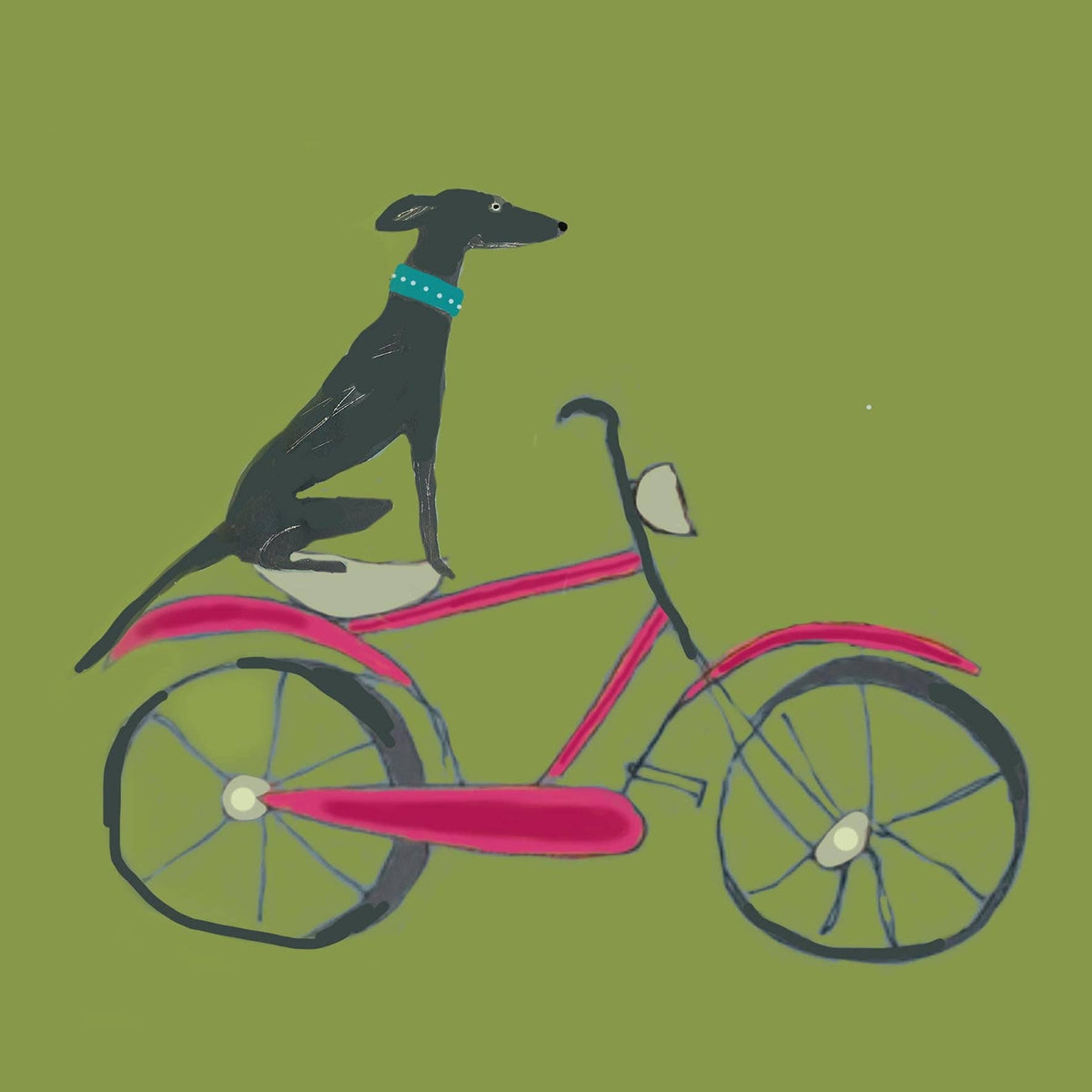 WB01 Willow Rides her Bike cards