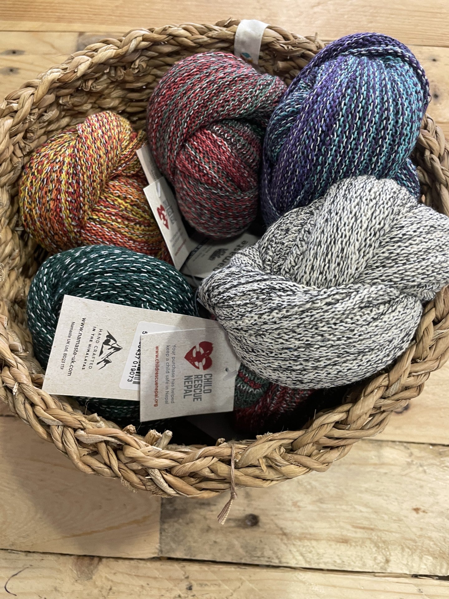 Fair Trade Cotton Knit Snood/Neck Warmer/Scarf