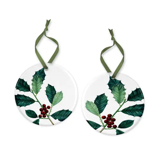 Hand Printed Christmas Tree Decorations WAS £5.00 NOW £3.00