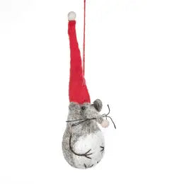 Fair Trade Felt or wool hanging animals
