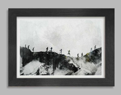 Northern Line framed A4