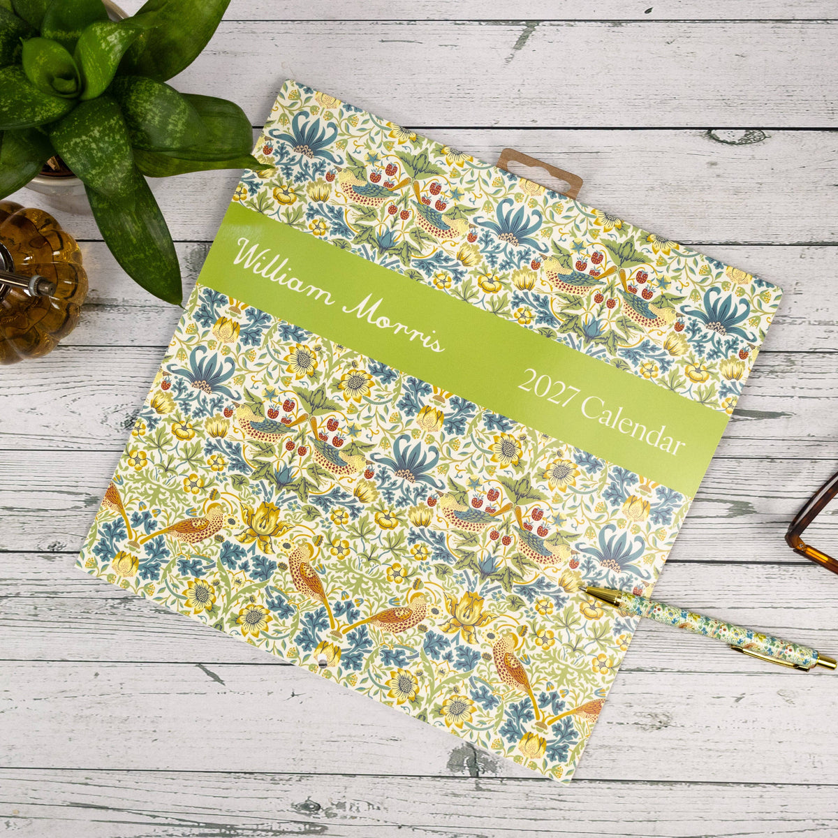William Morris Square Wall Calendar 2027