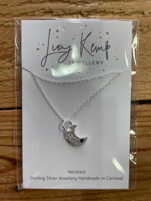 Sterling Silver Moon Pendant