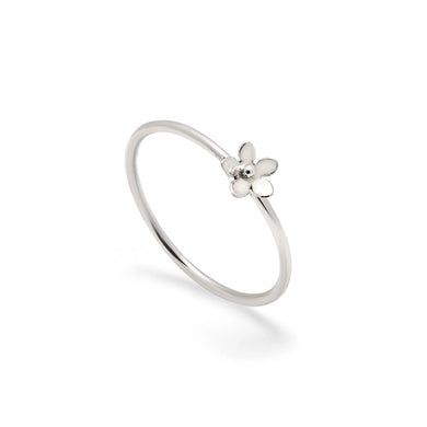 Dainty Flower Sterling Silver Ring