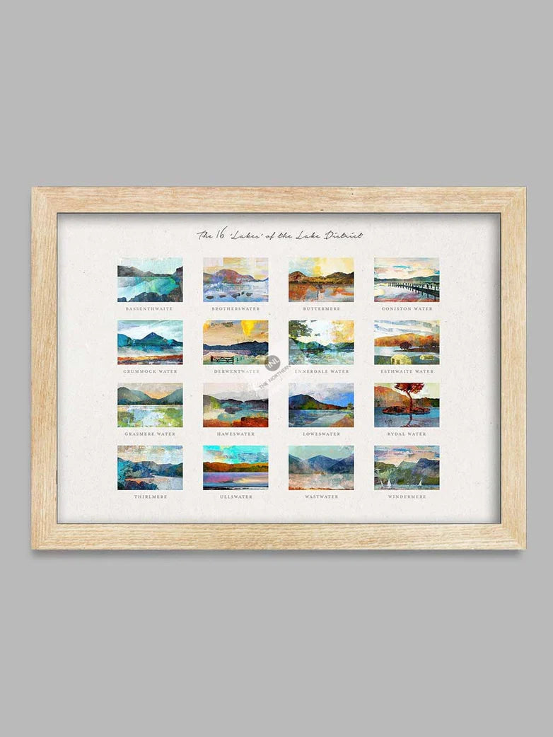 Northern Line A3 Framed