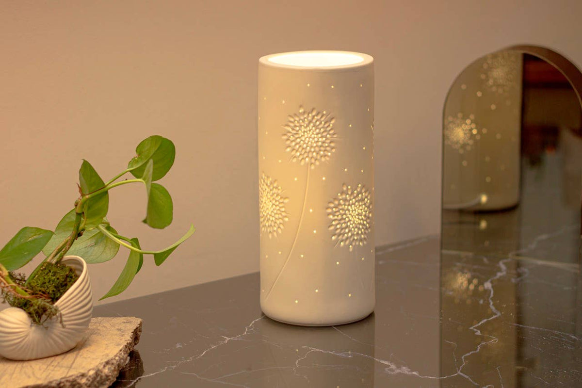 Dandelions Columna Ceramic Table Lamp