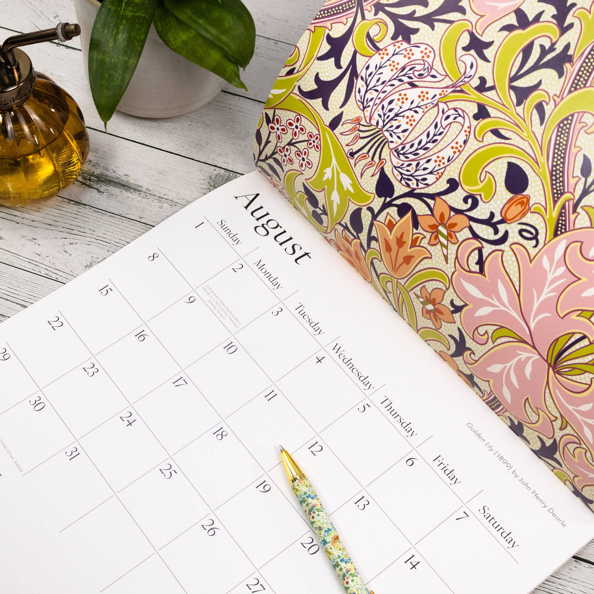 William Morris Square Wall Calendar 2027
