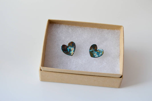 Heart Stud Earrings