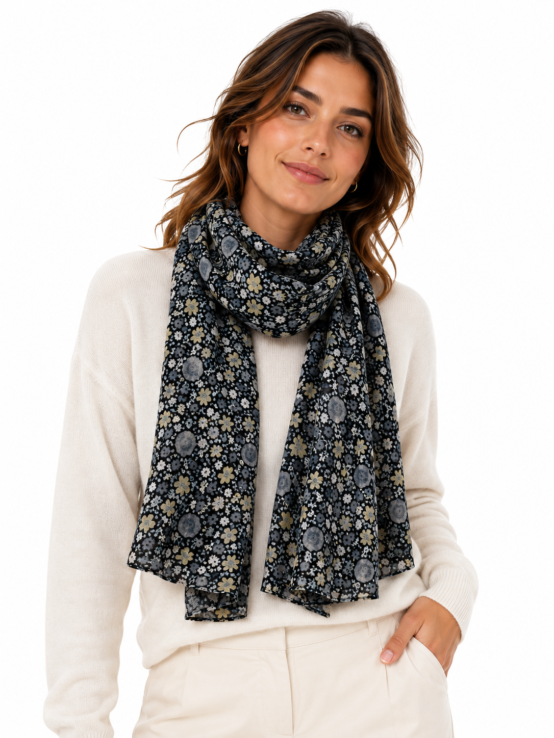 Chèche Liberty scarf 100% cotton - Timeless elegance
