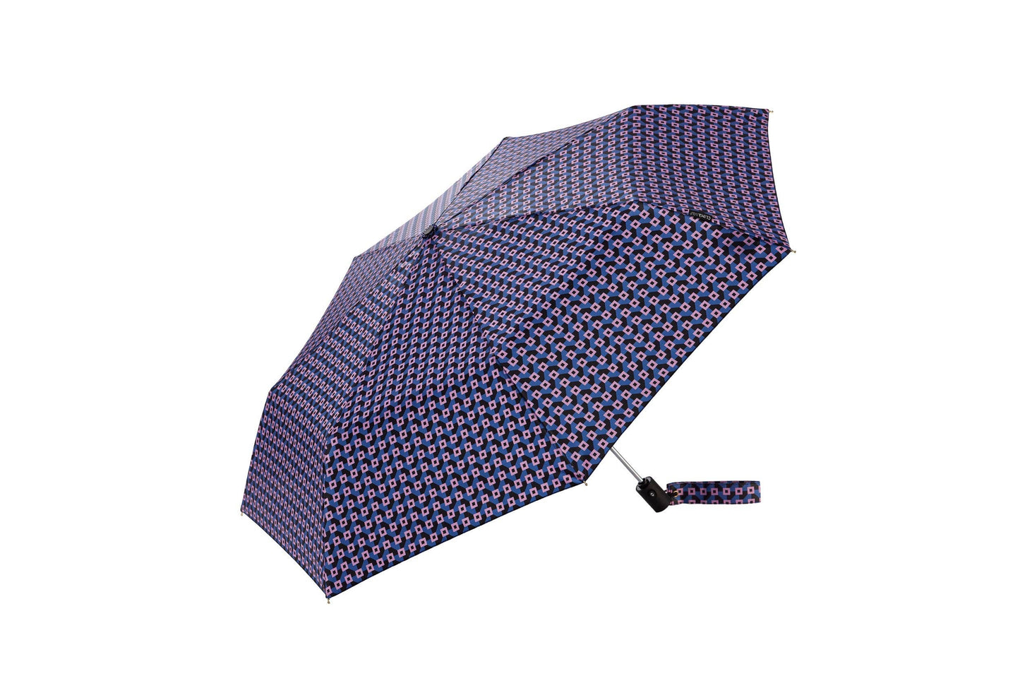 “Blocks” Folding Open and Close Umbrella - Recycled fabric