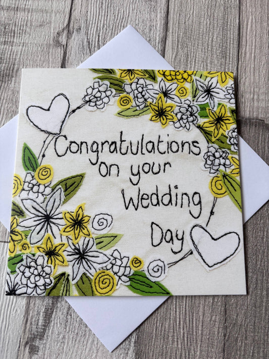 Congratulations on your Wedding Day Card 