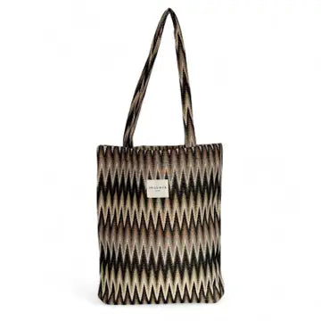 Gold/Tan/Black Tote