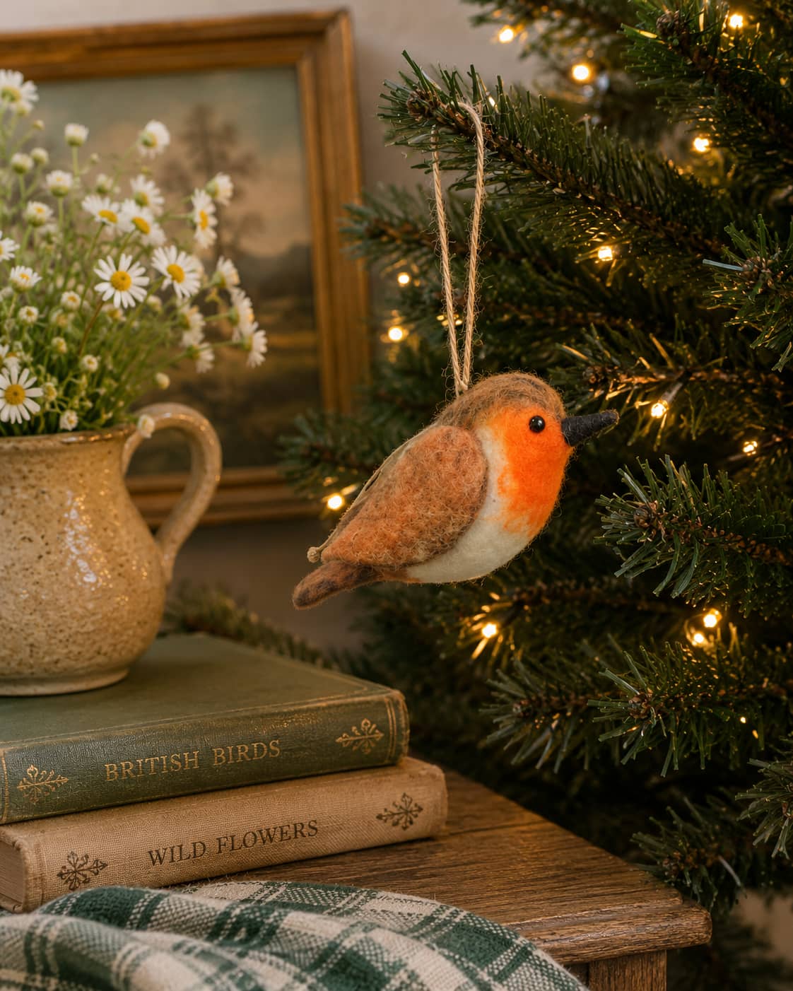 Robin Felt Decoration