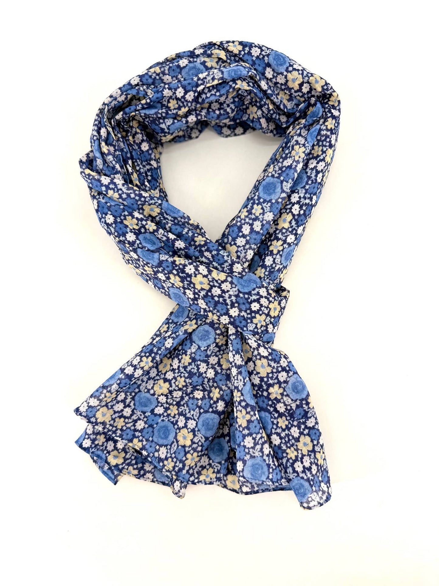 Liberty-print cheche scarf 100% cotton - Timeless elegance