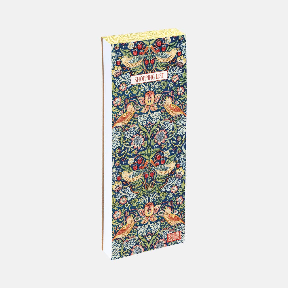 Shopping List – William Morris - Strawberry Thief A