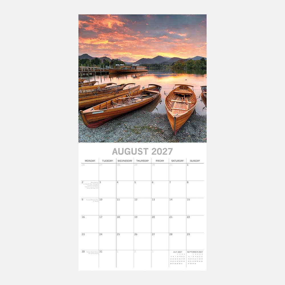 2027 Square Wall Calendar - Cumbria