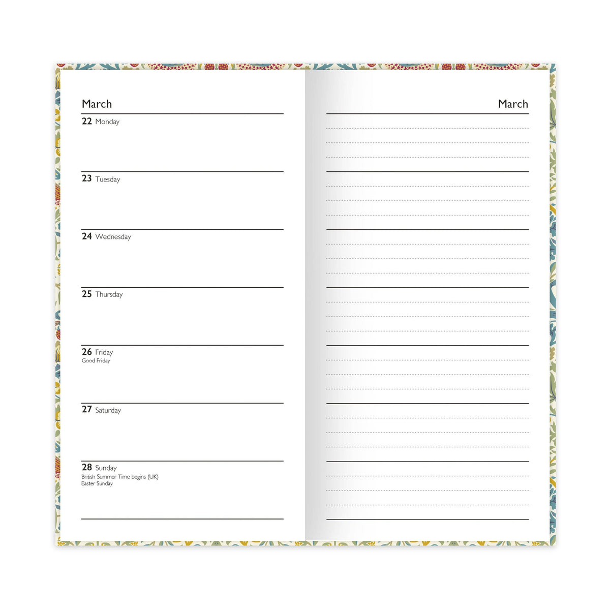 William Morris Diary 2027