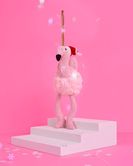 Flamingo Christmas Decoration, Unique Christmas Decor