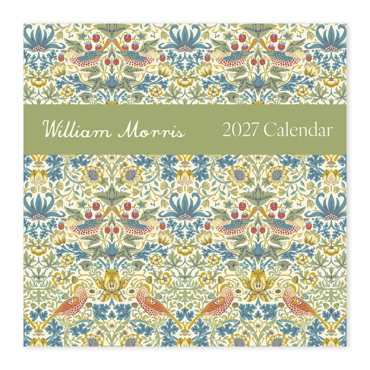 William Morris Square Wall Calendar 2027