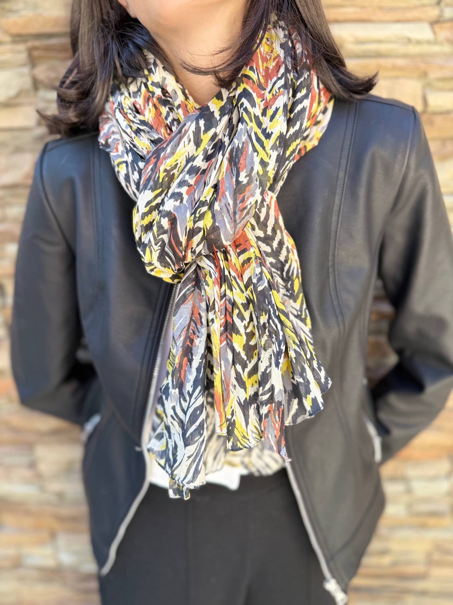 Women's scarf 100% cotton - autumn fashion