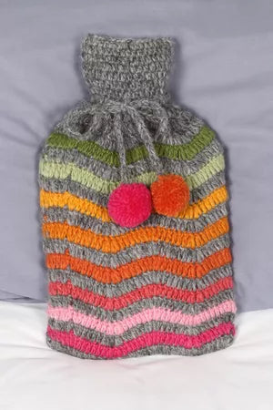 Fair Trade Zig Zag Hot water bottle