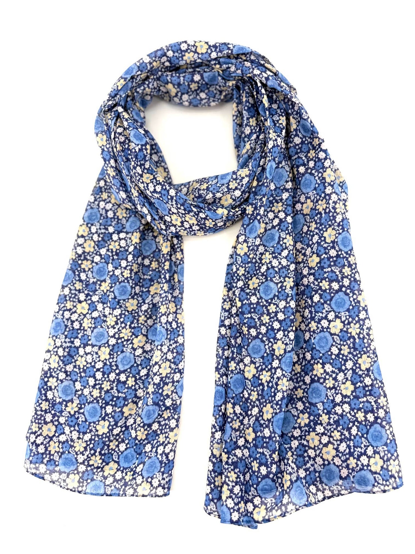Liberty-print cheche scarf 100% cotton - Timeless elegance