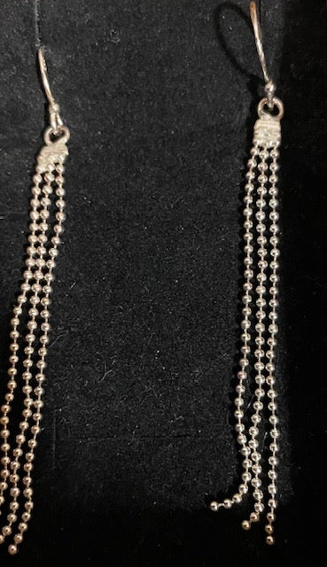 Silver Drop Earrings