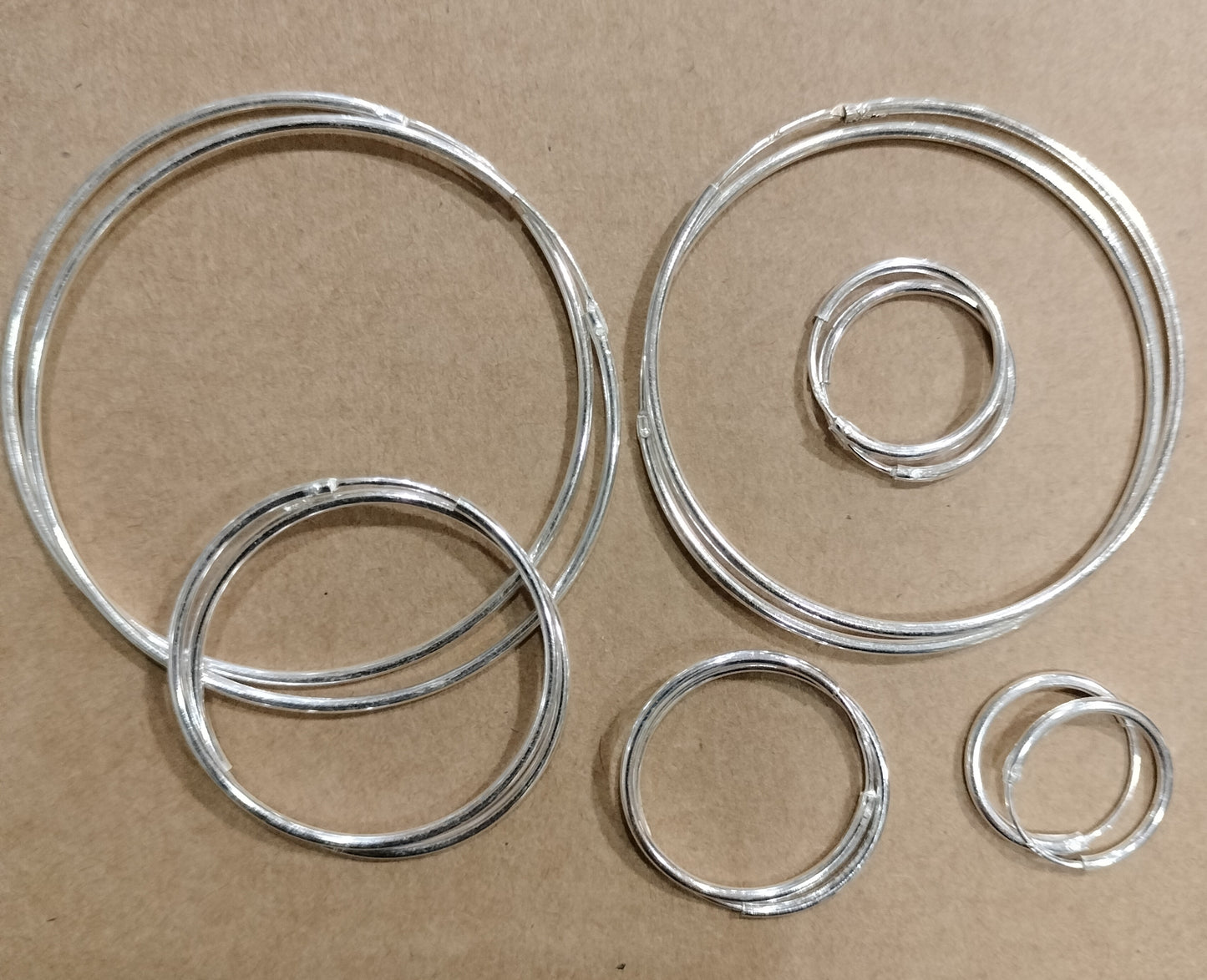 Silver Hoop Earrings