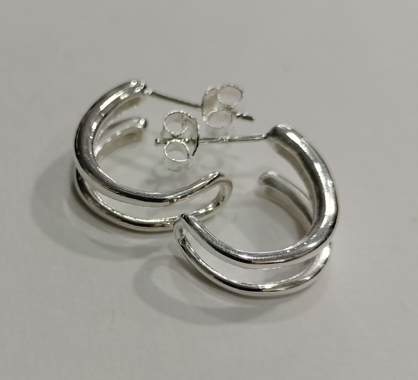 Silver Hoop Earrings