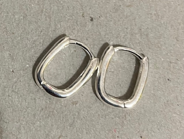 Silver Hoop Earrings