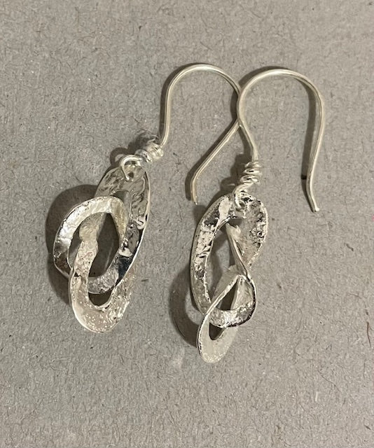 Silver Drop Earrings