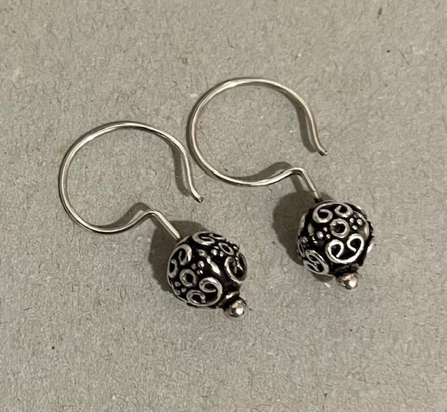 Silver Drop Earrings