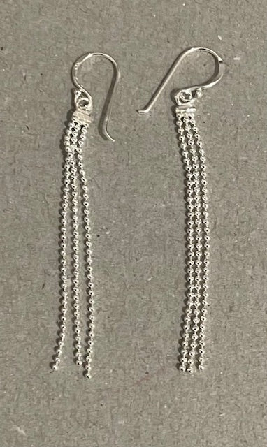 Silver Drop Earrings