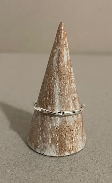 Wendy thin Twist Stacking Ring P