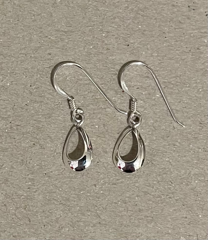 Silver Drop Earrings