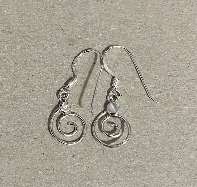 Silver Drop Earrings